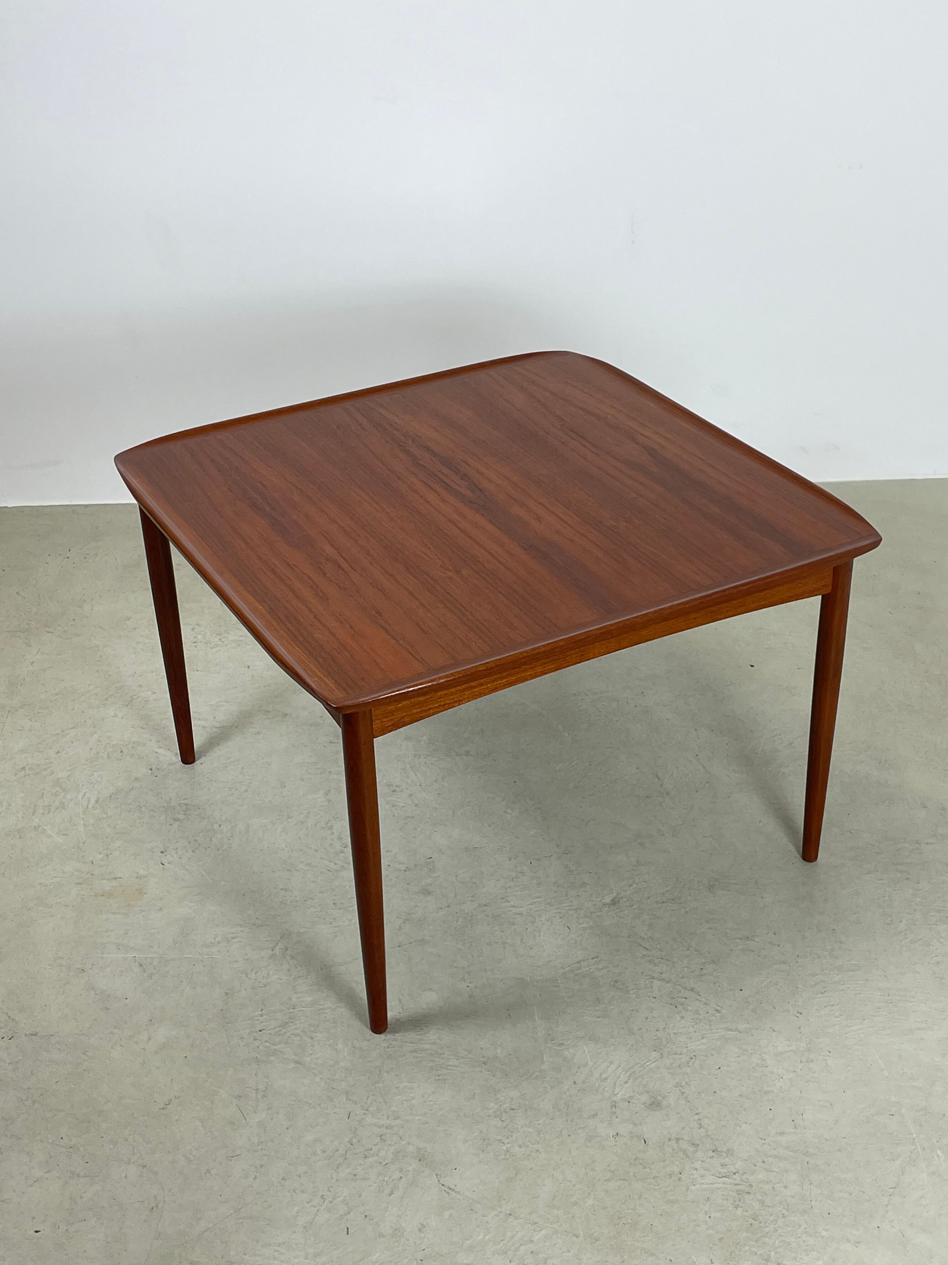 Danish MidCentury Teak Coffee Table by Mobelintarsia 1960s