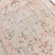 Blush Pink Muted Turkish Vintage Handmade Wool Carpet Rug, 191x316 Cm