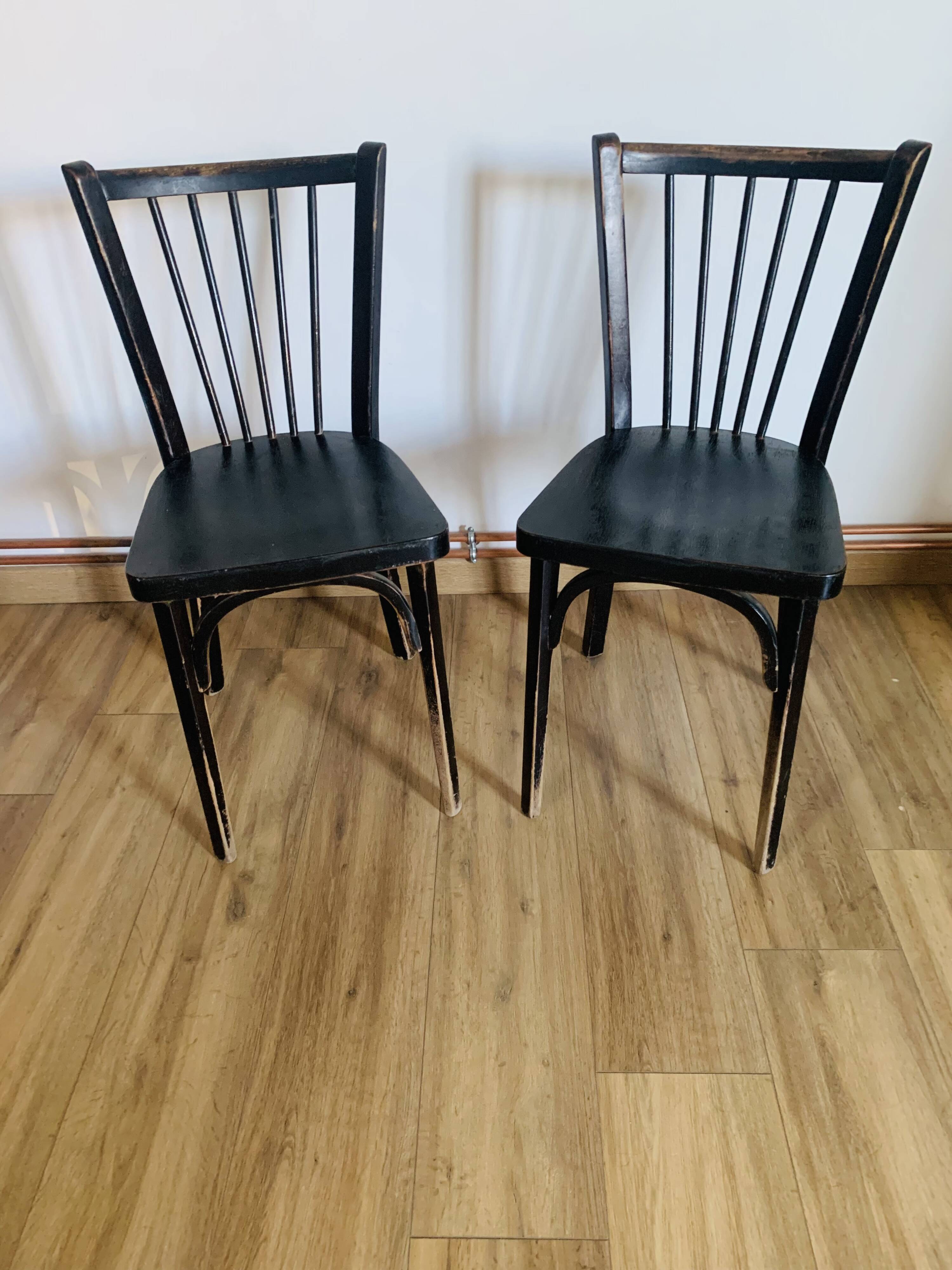 Pair of Baumann chairs model 153