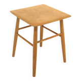 Scandinavian birch stool, Sweden, 1950