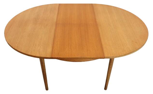 Ronde vintage verlengbare eettafel 'Wrenthorpe'