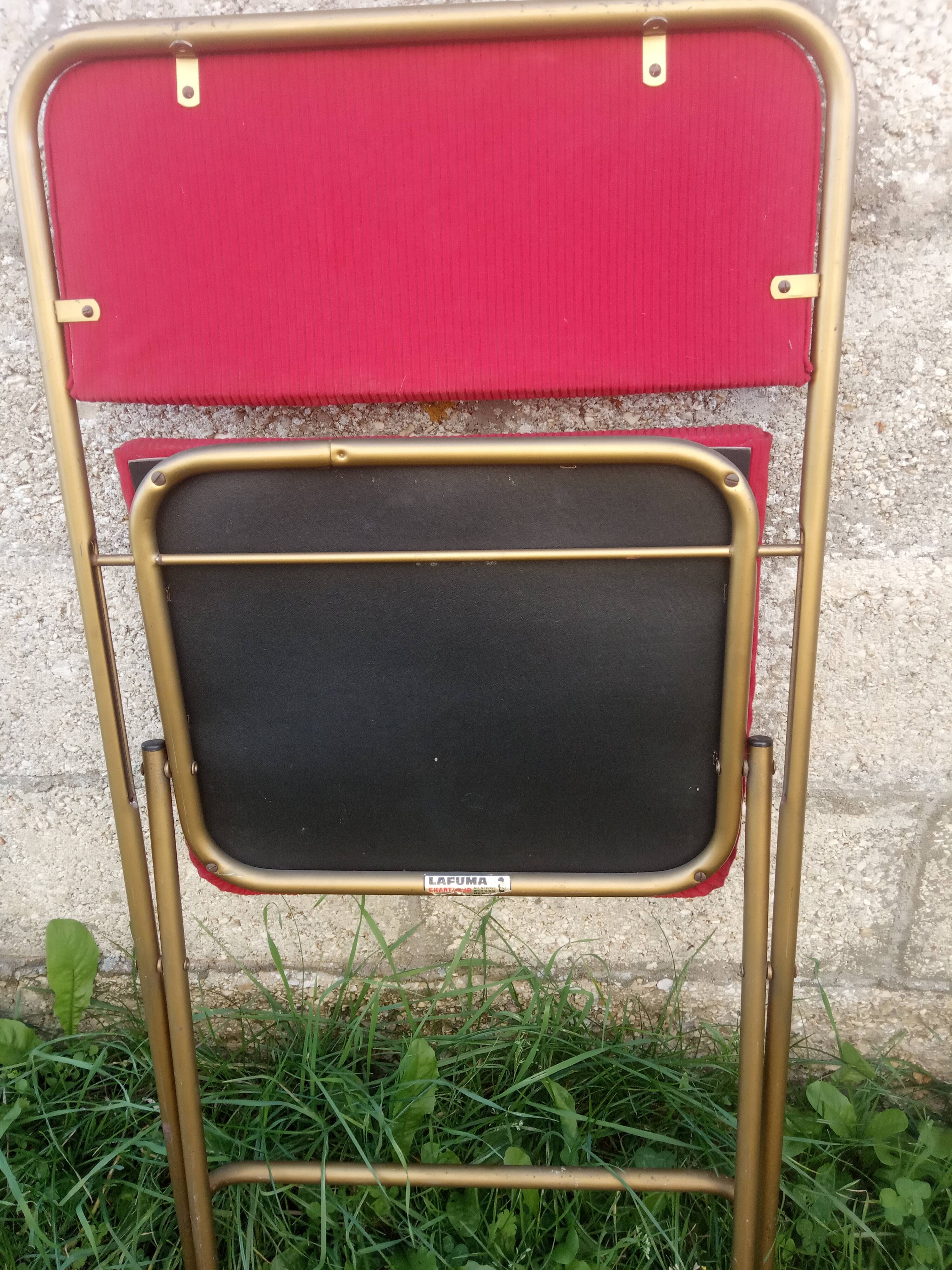 Chaises pliantes vintage
