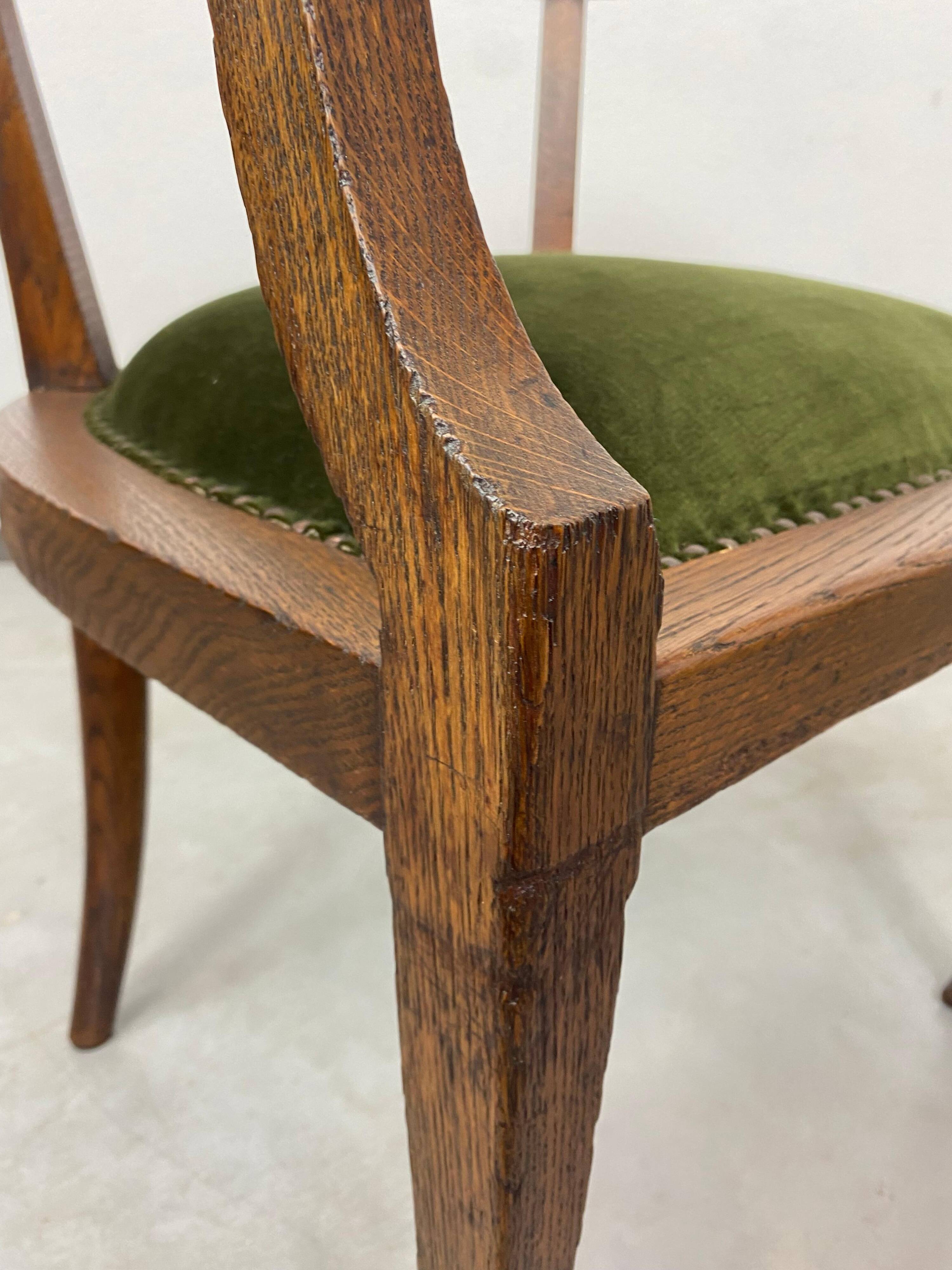 Jugendstil office chair