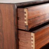Large Danish chest of drawers in rosewood by Svend Langkilde from the 1960s.