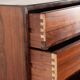 Large Danish chest of drawers in rosewood by Svend Langkilde from the 1960s.