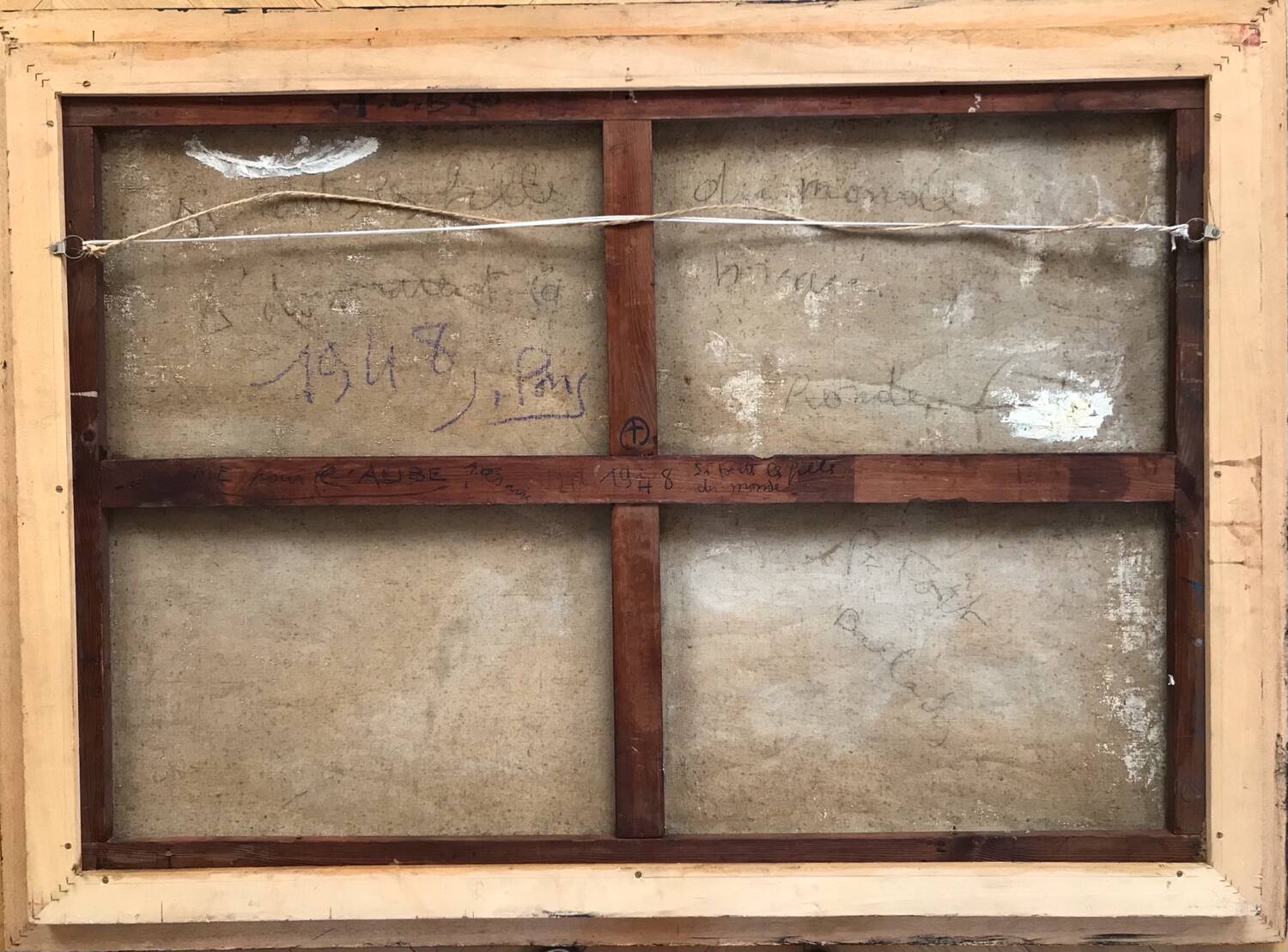 Jean pons, 1913-2007. oil on canvas, 1948.