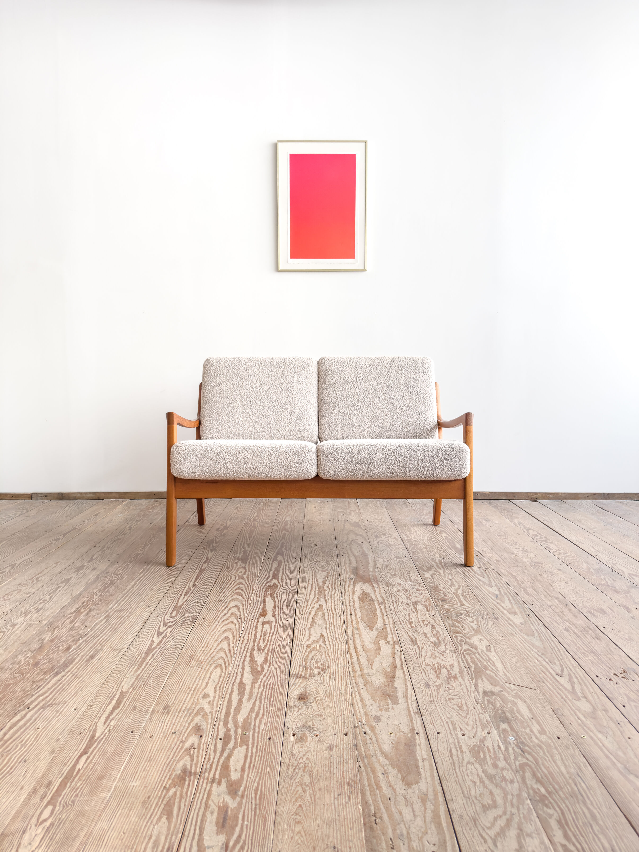 Canapé deux places, Ole Wanscher pour France & Son, série Senator, en teck