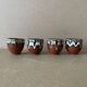 Set of 4 Russian ceramic egg cups