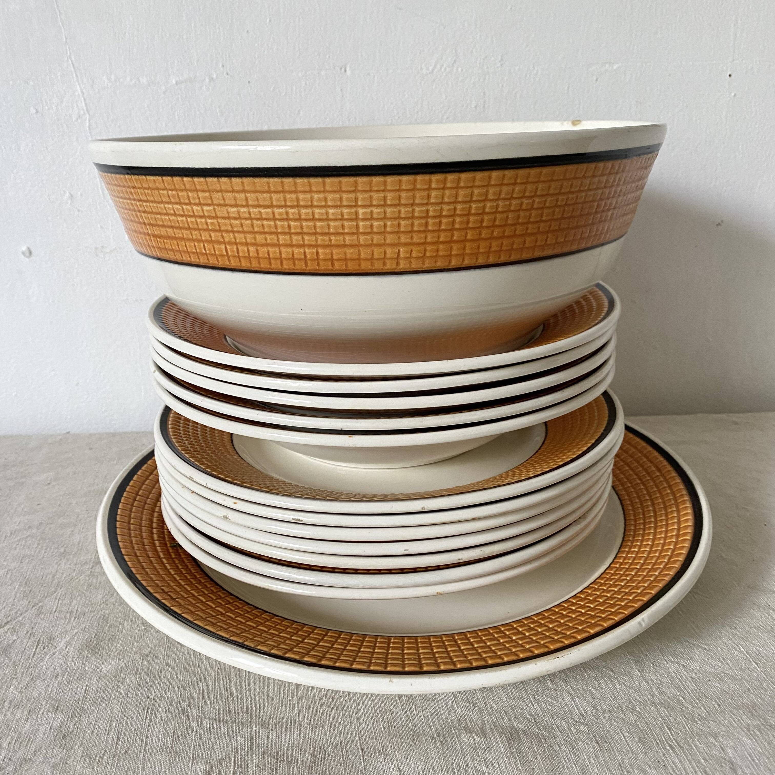 Service Niderviller années 50, 15 pièces