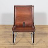 Chrome & Rosewood armchairs, Gordon Russell, United Knigdom, 1970s.