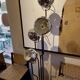 "Four heads" floor lamp by Goffredo Reggiani