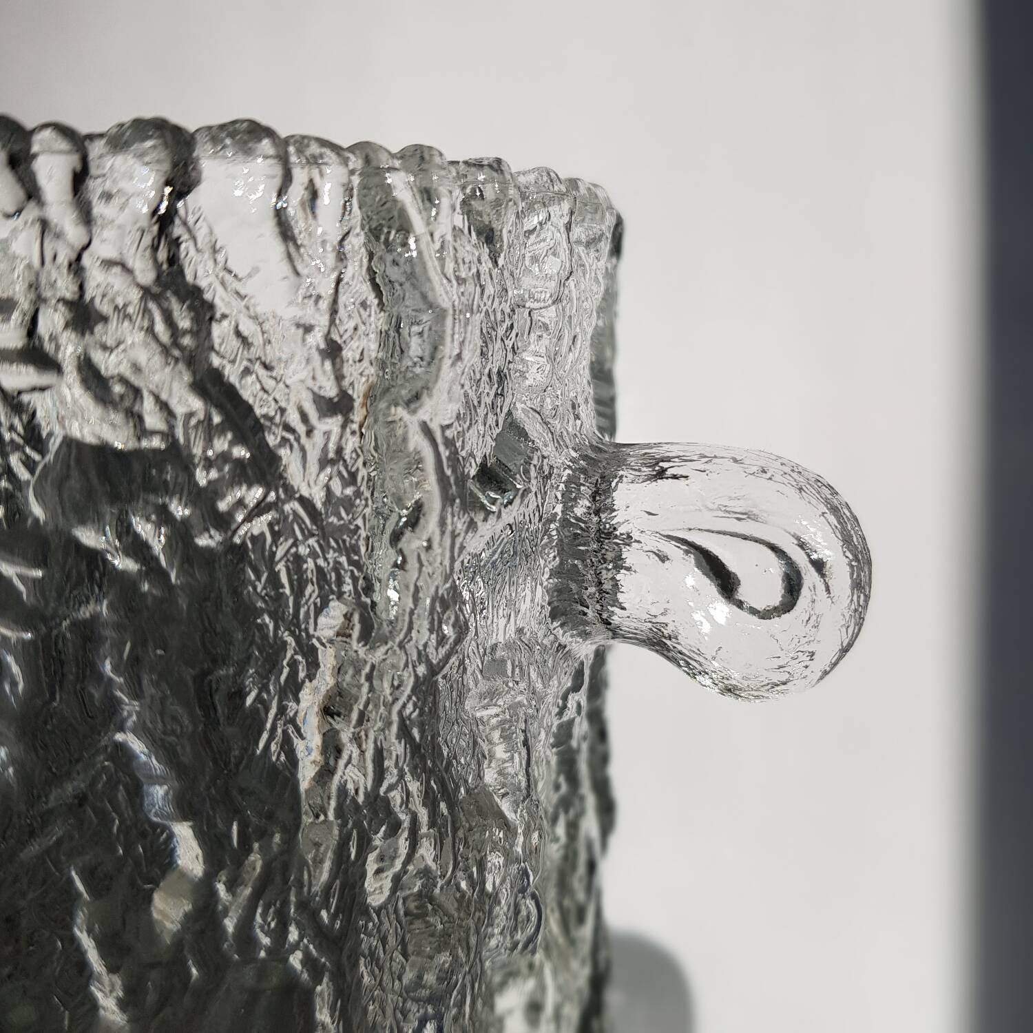 Eau à glace en verre du milieu du siècle