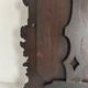Napoleon III mirror in carved blackened wood, 19th century