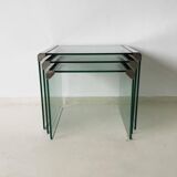 Ensemble de trois tables gigognes T35 de Galotti & Radice 1975