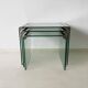 Ensemble de trois tables gigognes T35 de Galotti & Radice 1975