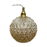 Vintage globe stroller in moulded glass