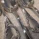 12 silver plated soup spoons by Christofle Marly, 20.6 cm