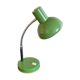 Large vintage desk lamp in articulated pistachio aluminum