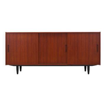 Enfilade en teck, design danois, années 1970, production : Danemark