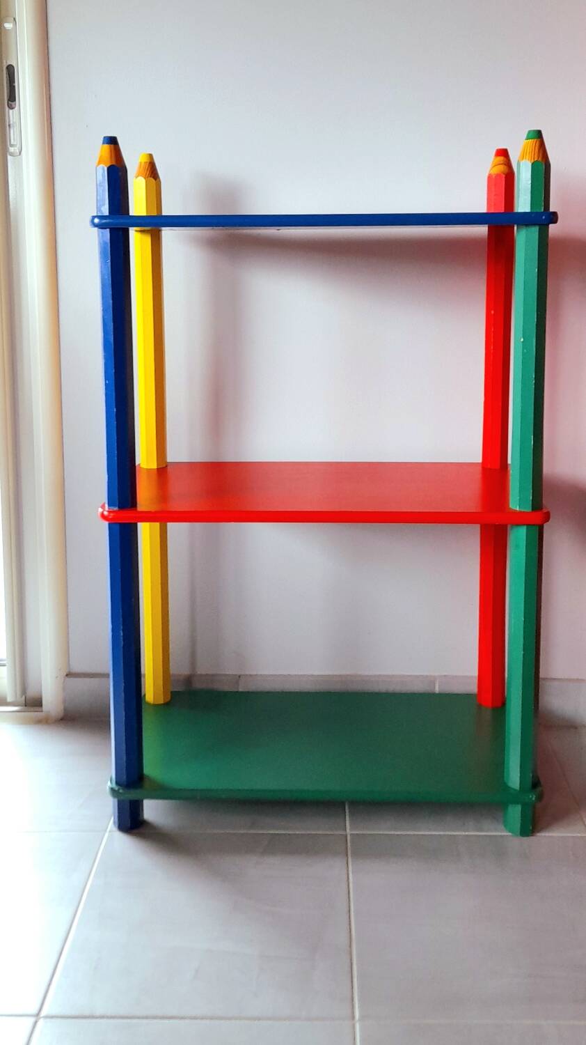 Pencil shelf Pierre Sala clairefontaine 80s