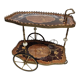 Marquetry service trolley