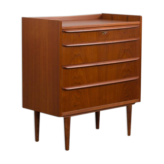 Danish mid-century teak dresser with four drawers, 1960s
