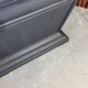 Old wooden counter, black patina