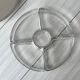 Vintage glass compartment aperitif platter