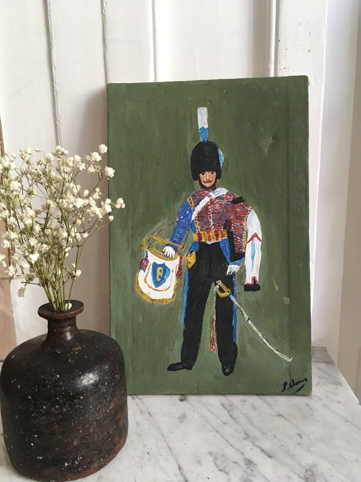 Painting infantry oil