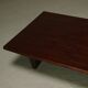 Bamboo and wood coffee table by Axel Vervoordt 1980s