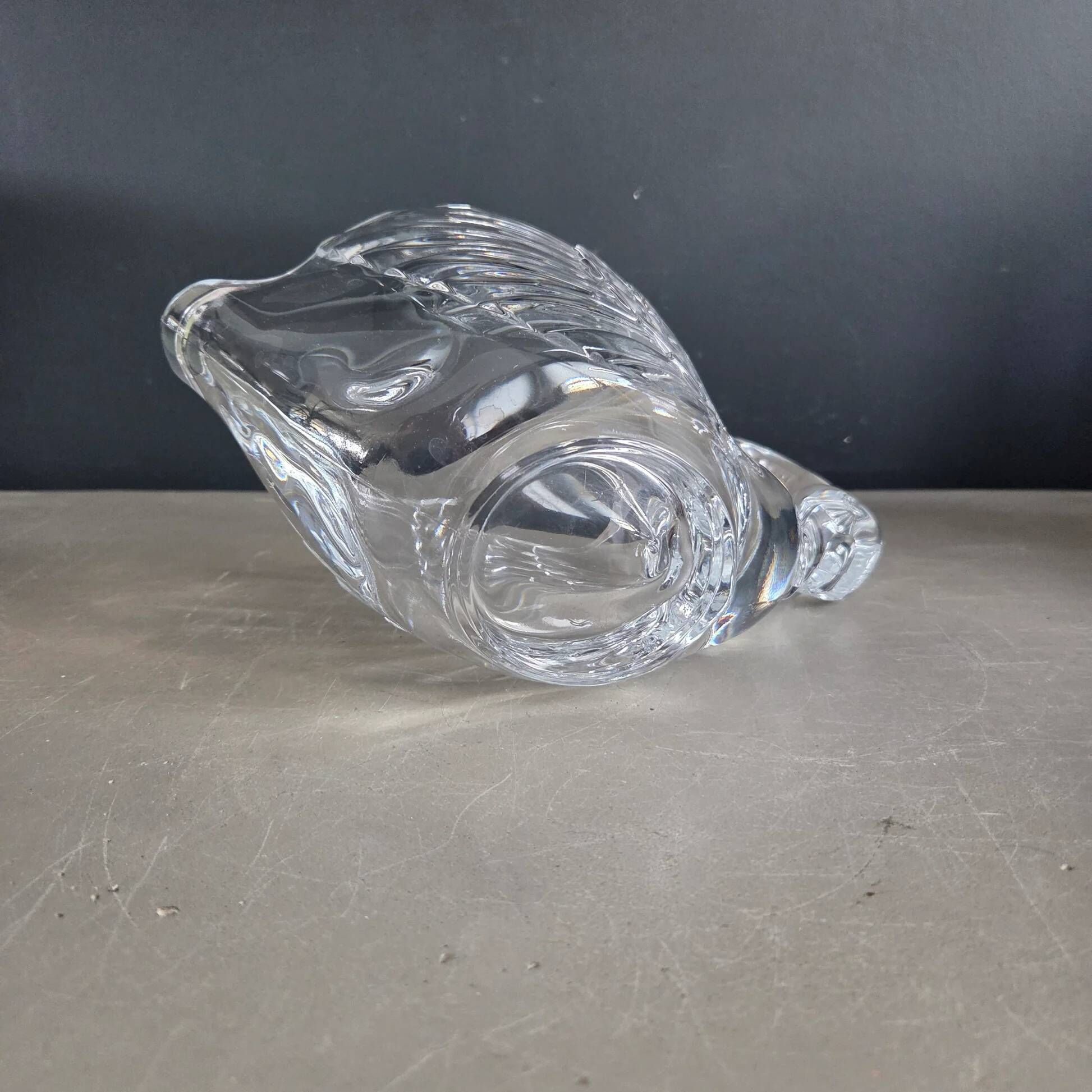 Swan crystal ice bowl