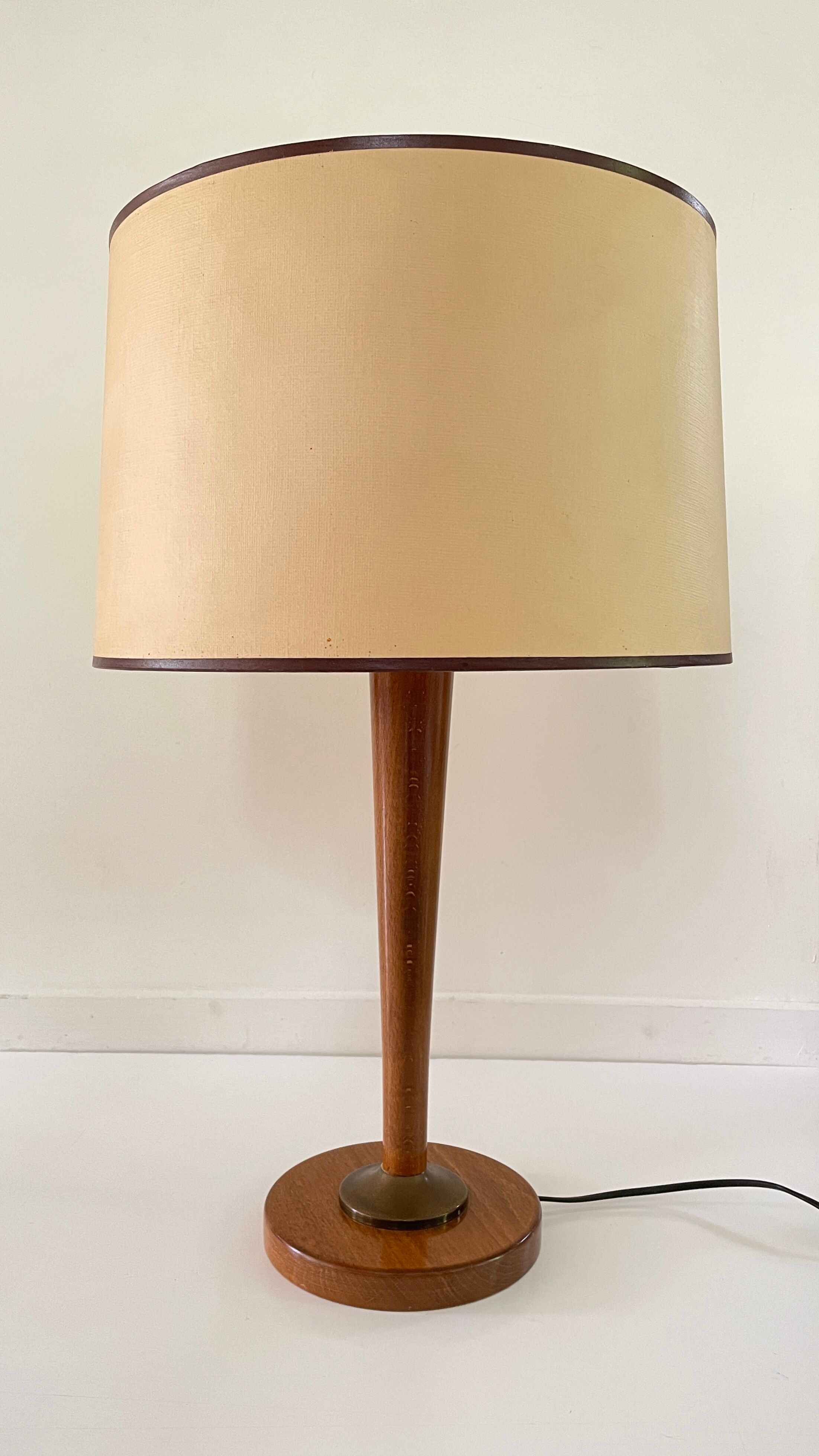 Office lamp by Unilux in wood 1960