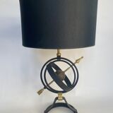 Armillary grass lamp