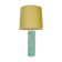 Mid-century green marble table lamp by Bergbom, Sweden, 1960s.