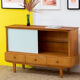 Vintage scandinavian sideboard – 133 cm
