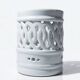 Porte-pinceaux porcelaine réticulée céladon Corée style Joseon XXe
