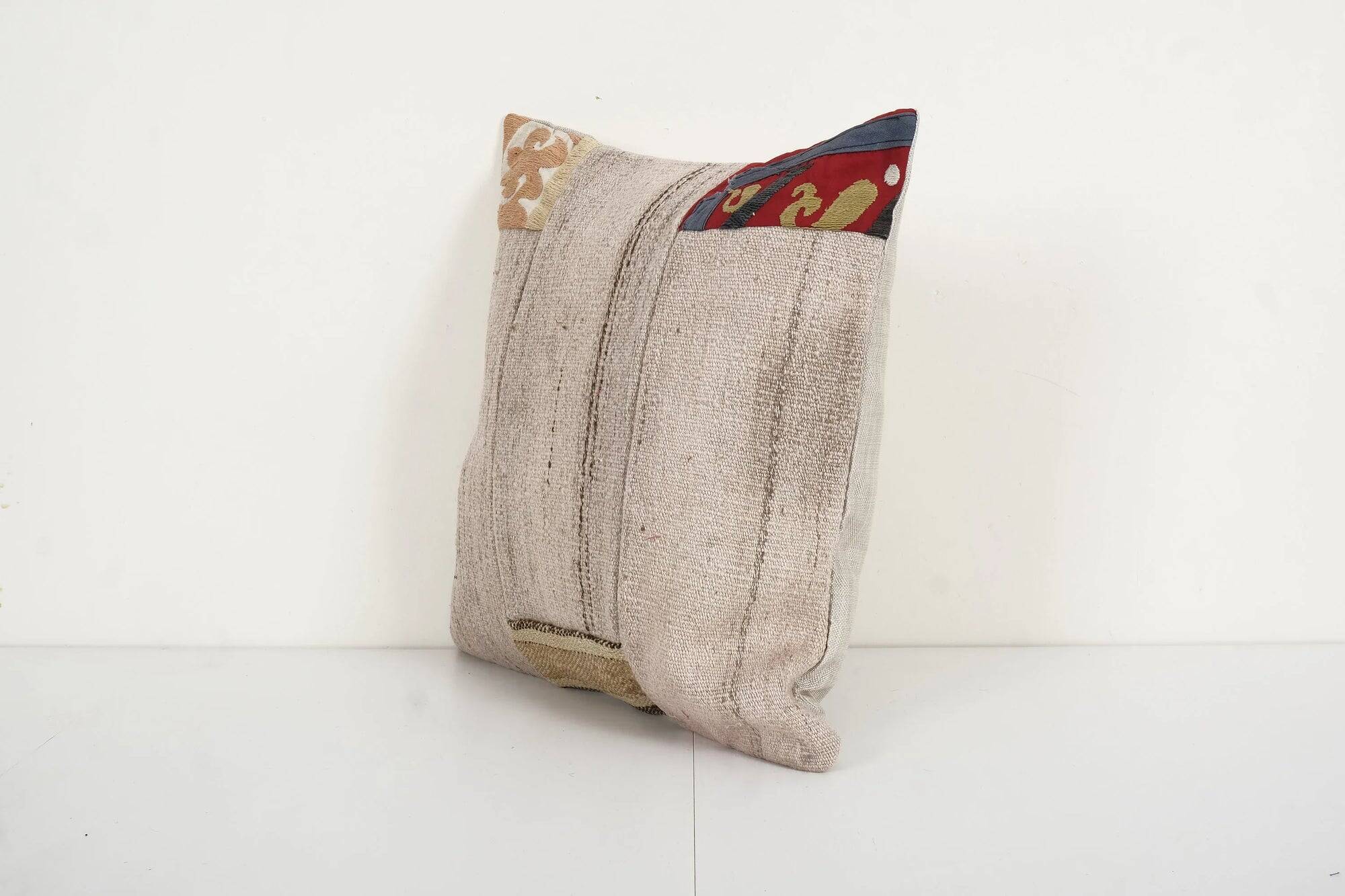 Vintage kilim cushion cover 46x48 cm
