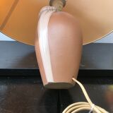 Former schuytener ceramics robert lamp - vintage cream lampshade