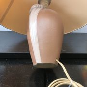Former schuytener ceramics robert lamp - vintage cream lampshade