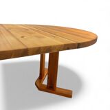 Extendable dining table in pine, Rainer Daumiller style.