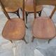 Lot de 4 chaises bistrot FISCHEL anciennes