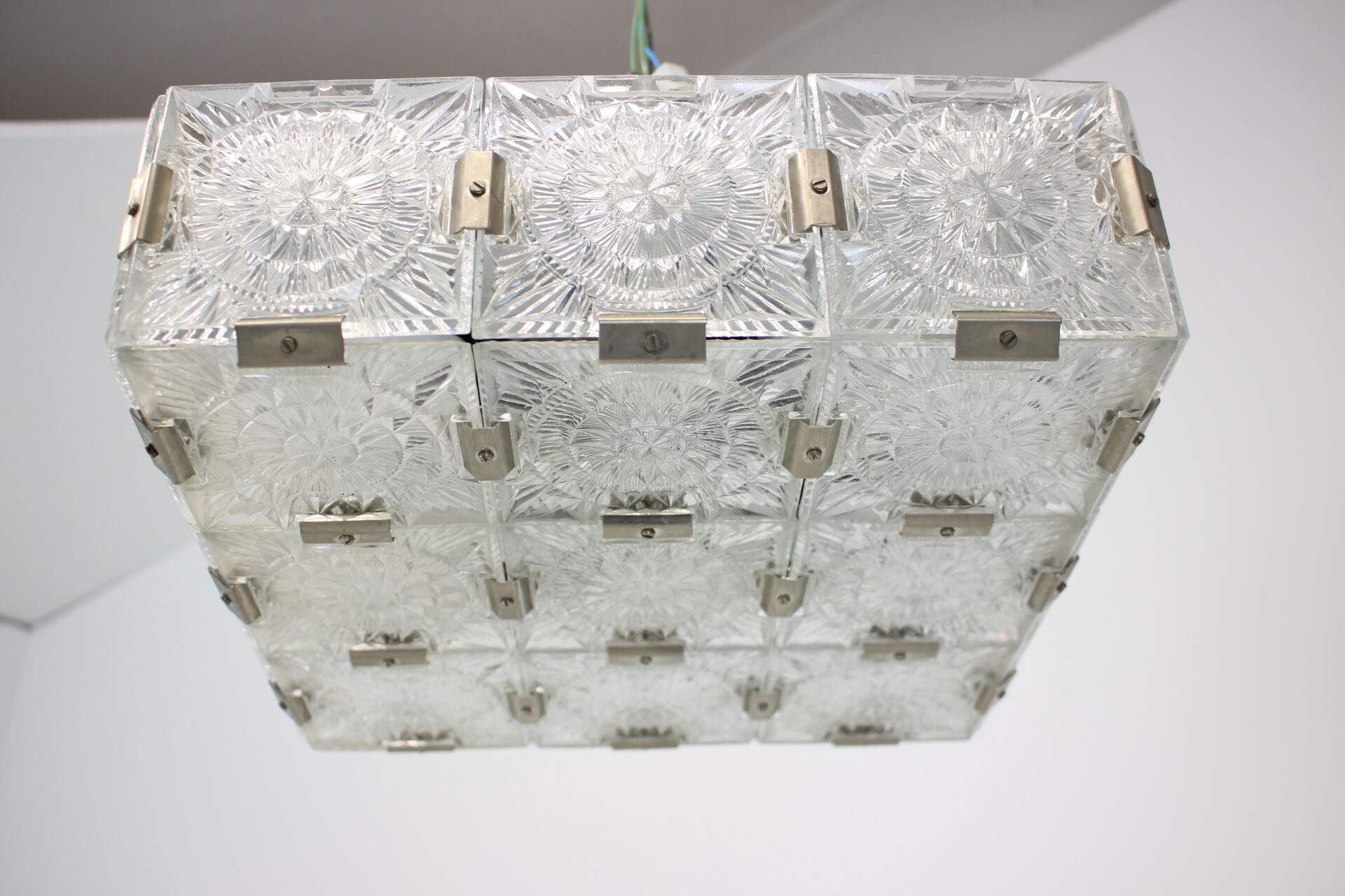 Mid-century chandelier/ Kamenický Šenov, Preciosa, 1970's.