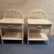 Duo de tables de chevet vintage