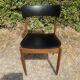 Chaise scandinave des années 60 en palissandre massif 