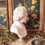 Bust of Beethoven in marble and alabaster