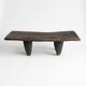 Sculptural bench in solid wood · Unique piece Range: ANCRAGE — Mobili