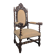 Fauteuil de style Louis XIII en chêne