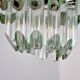Venini chandelier, 4 levels, murano glass, Italy, 1970