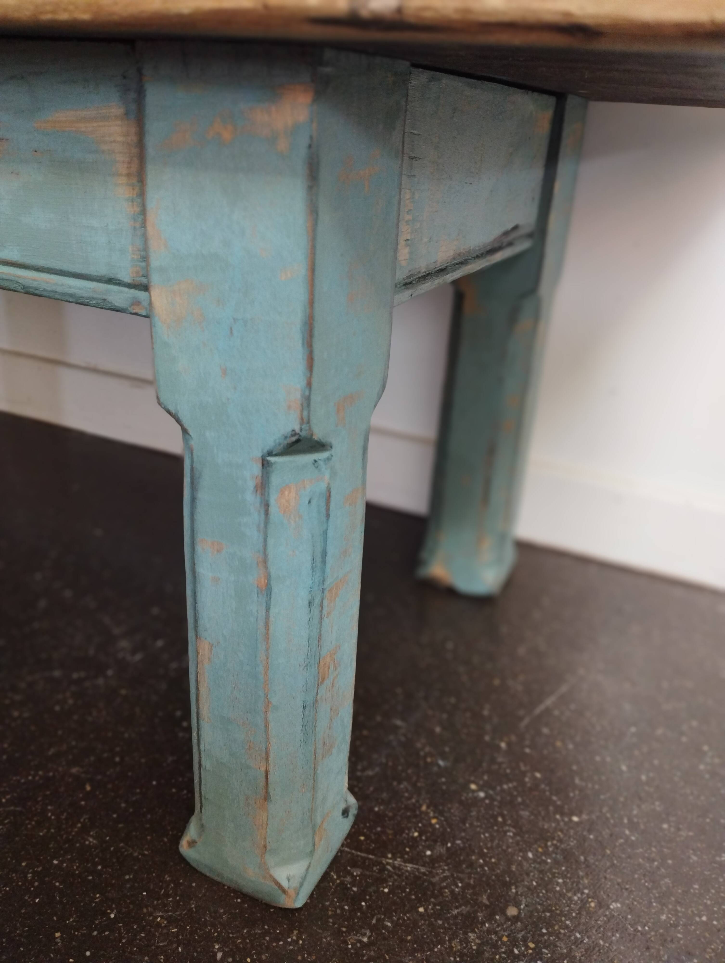 Small solid wood bench/coffee table