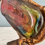 Duck with a bow tie, original sculpture by Yves LOHÉ